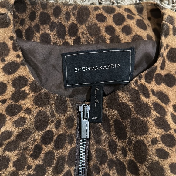 BCBGMAXAZRIA Animal Print Jacket - Picture 2 of 6